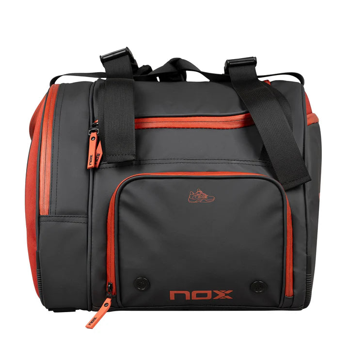 NOX LUXURY OPEN SERIES BLACK/RED PADEL BAG