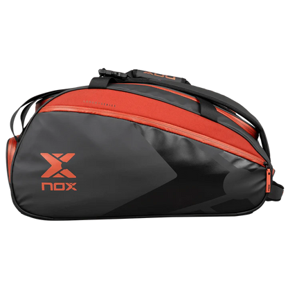 NOX LUXURY OPEN SERIES BLACK/RED PADEL BAG