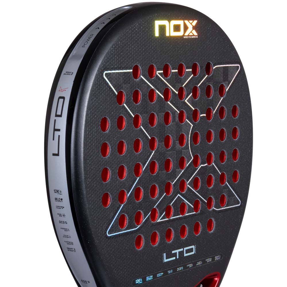 NOX AT10 Genius 12K Xtrem Limited Edition 2026 padel racket, side view