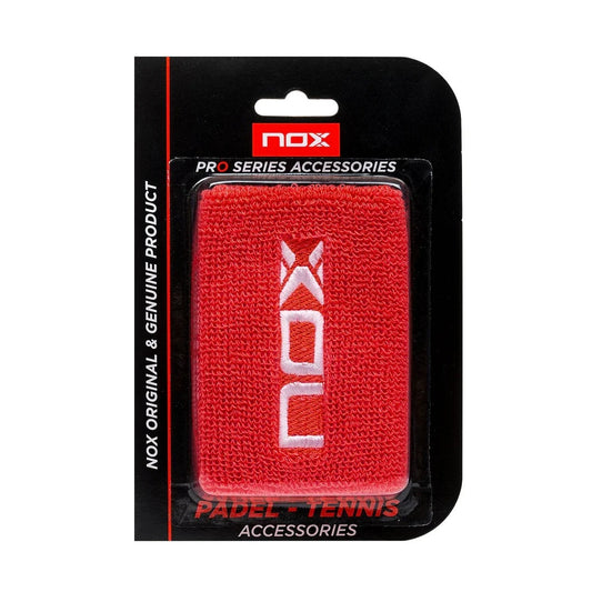 NOX Blister Wristband Red (Logo in White)