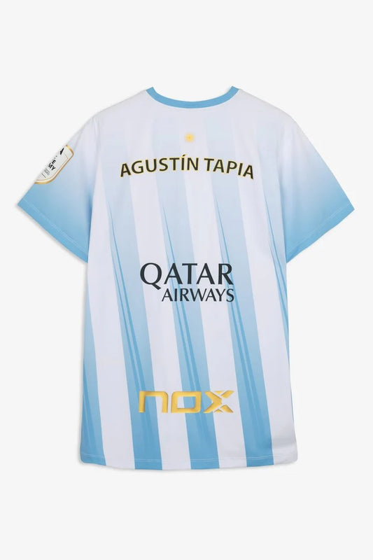 Nox Sponsors AT10 Light Blue Agustin Tapia T-Shirt 2026