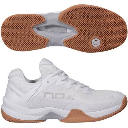 NOX ML10 HEXA WHITE/GUM RUBBER SHOES