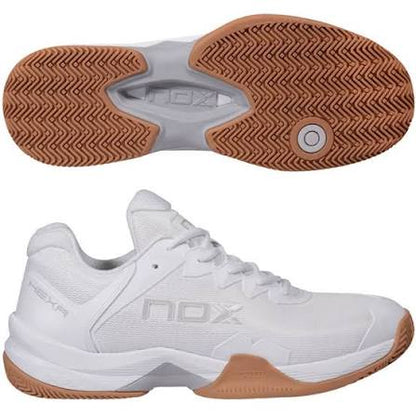 NOX ML10 HEXA WHITE/GUM RUBBER SHOES