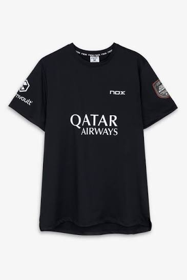 NOX SPONSOR AT10 BLACK T-SHIRT 2026