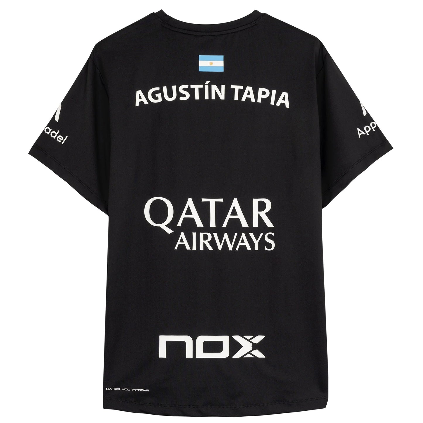 NOX SPONSOR AT10 BLACK T-SHIRT 2026