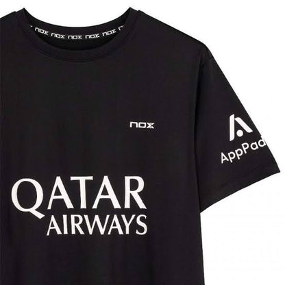 NOX SPONSOR AT10 BLACK T-SHIRT 2026