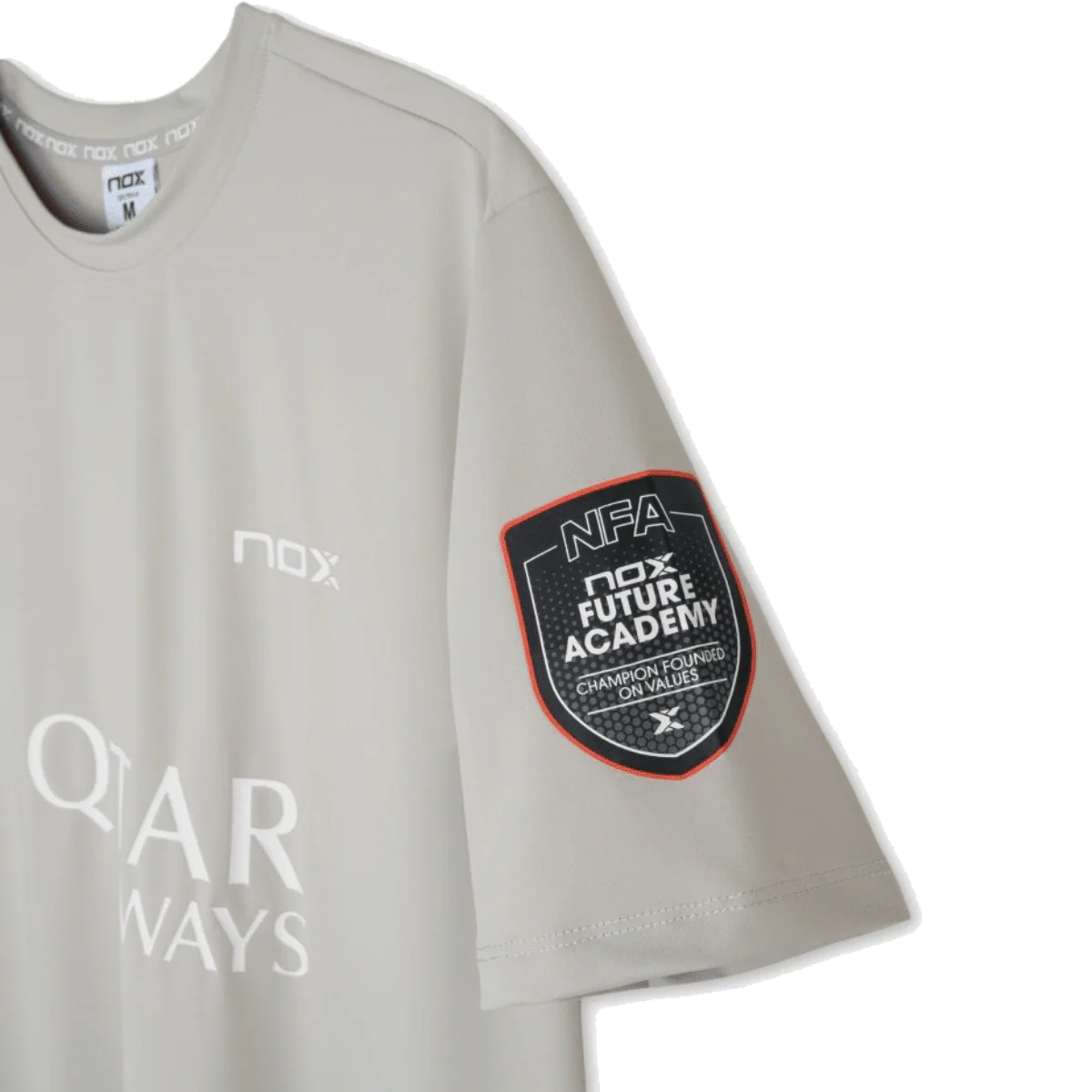 NOX SPONSOR AT10 LIGHT GREY T-SHIRT 2026