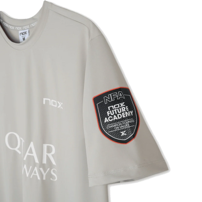 NOX SPONSOR AT10 LIGHT GREY T-SHIRT 2026
