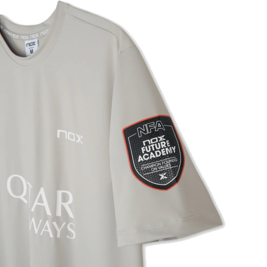 NOX SPONSOR AT10 LIGHT GREY T-SHIRT 2026